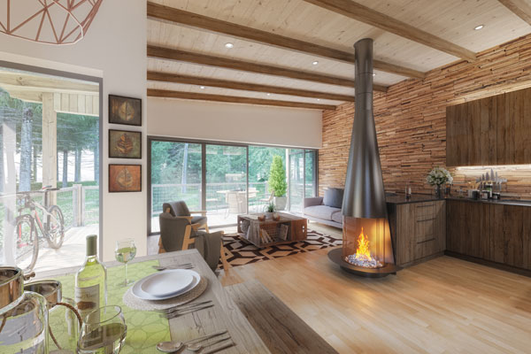 Lodge interior
