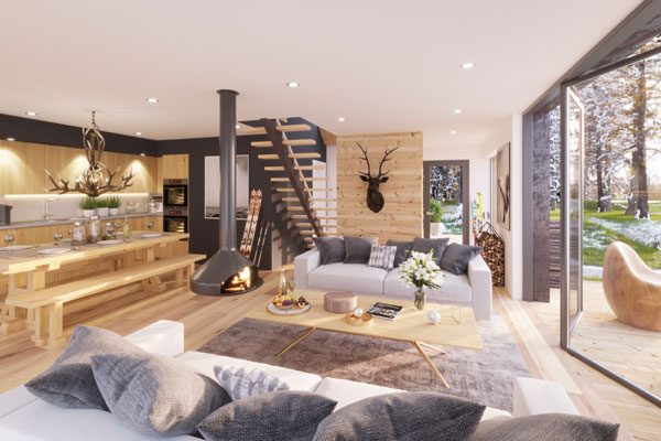 Lodge interior