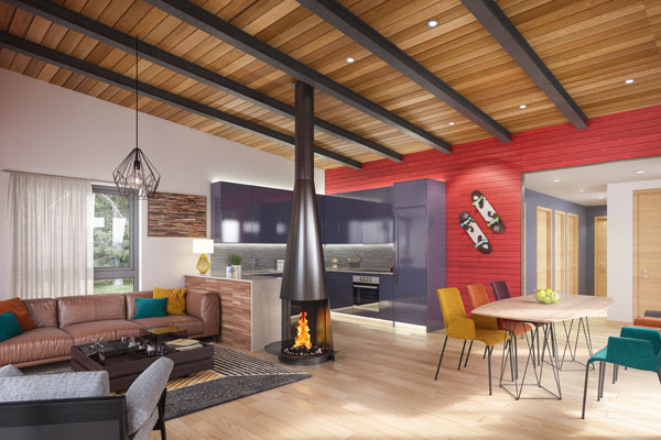Lodge interior
